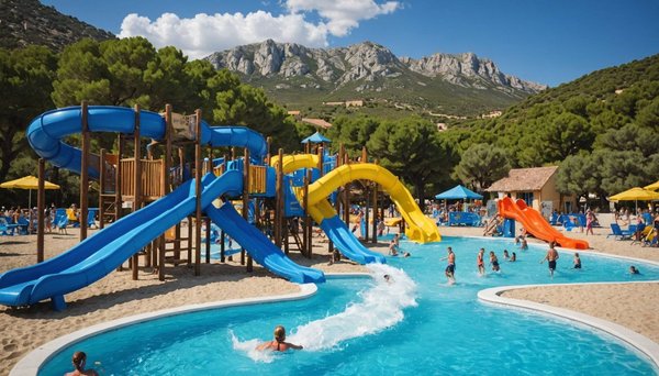 Évadez-vous au camping avec parc aquatique à calvi en corse